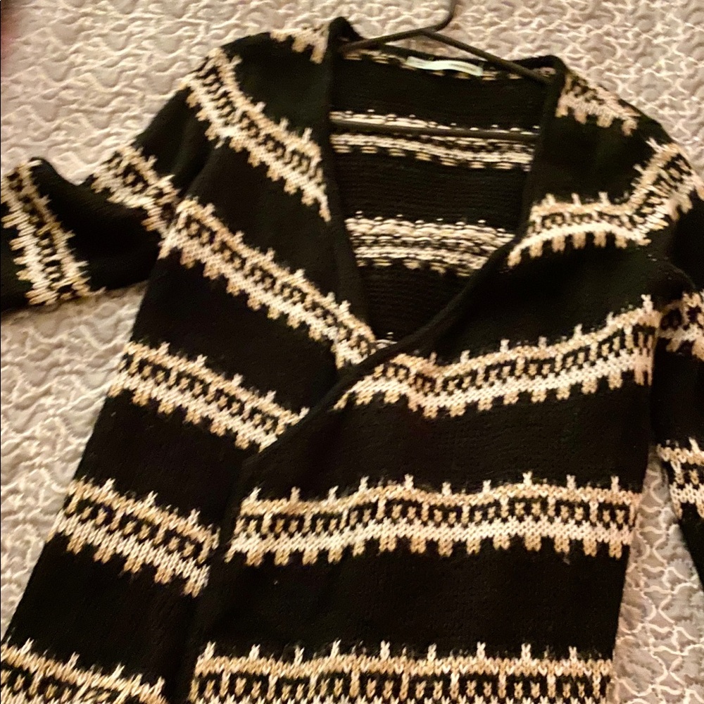 Maurices long striped cardigan SIZE SMALL